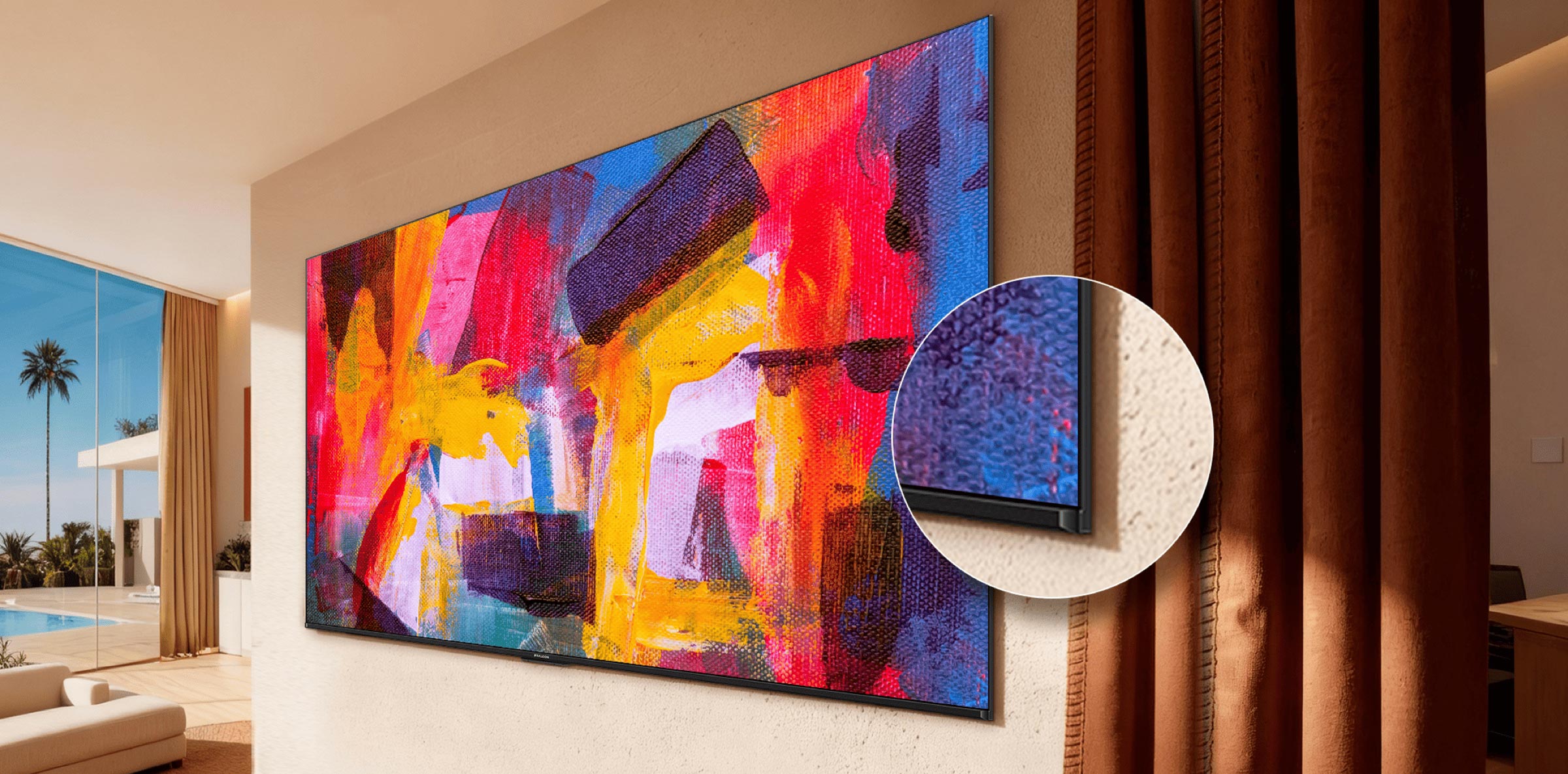 iFFALCON U75A TV Slim & Uni-body Design