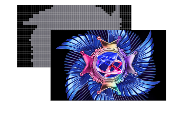 Mini LED TV 500+ level local dimming zones