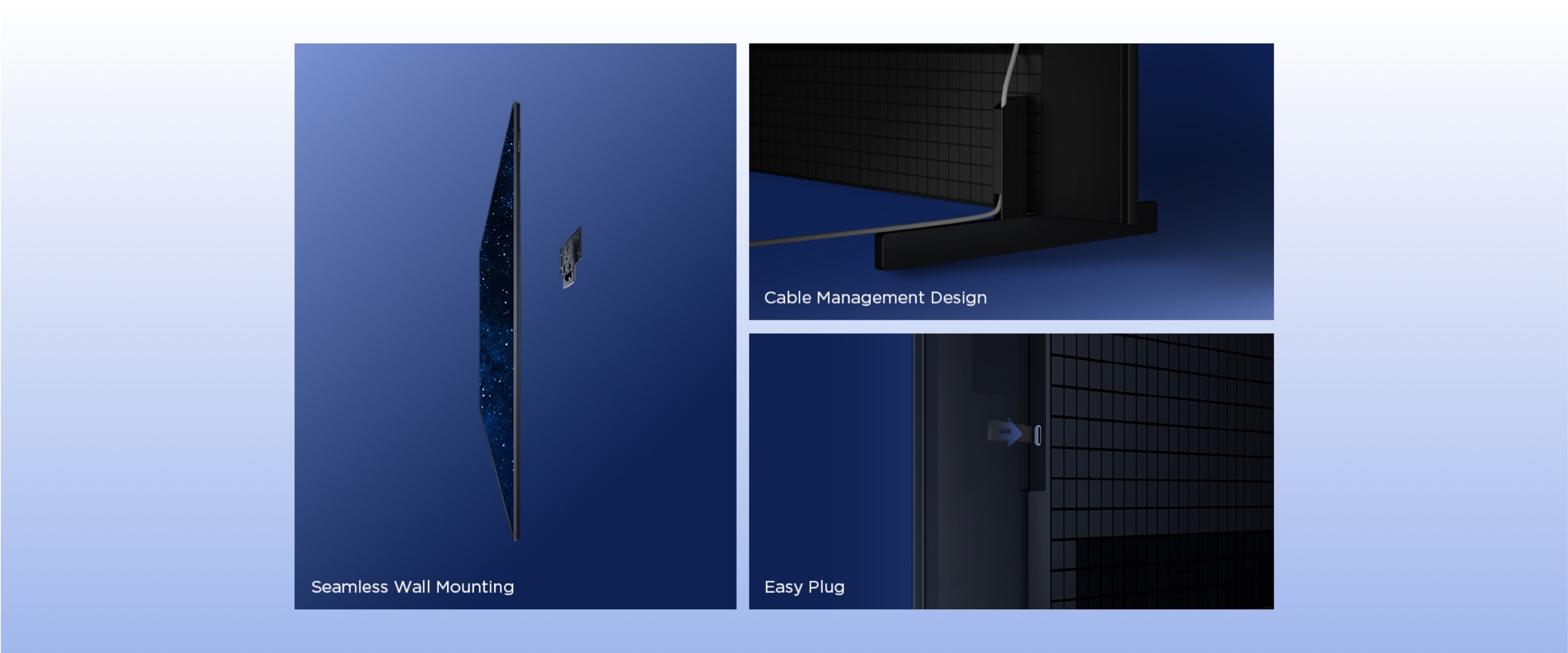 iFFALCON U95A Ultra slim design, seamlessly wall-mounted